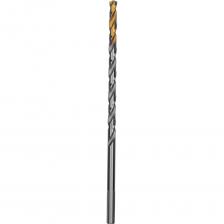 Спиральное сверло по металлу Denzel Golden Tip из стали P6M5 предназначено для получения отверстий в легированных и цветных металлах — меди, алюминии, мягкой бронзе, титане, латуни. Оснастка позволяет эффективно справляться с поставленными задачами благодаря оптимальному углу заточки 135°. Класс точности A гарантирует высокое качество полученных отверстий. Сверло используется для проведения монтажно-сборочных работ. Спиральное сверло по металлу Denzel Golden Tip из стали P6M5 предназначено для получения отверстий в легированных и цветных металлах — меди, алюминии, мягкой бронзе, титане, латуни. Оснастка позволяет эффективно справляться с поставленными задачами благодаря оптимальному углу заточки 135°. Класс точности A гарантирует высокое качество полученных отверстий. Сверло используется для проведения монтажно-сборочных работ.