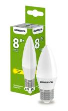 IEK Лампа светодиодная C35 свеча 8Вт 230В 3000К E27 LL-C35-08-230-30-E27-G 1 шт IEK Лампа светодиодная C35 свеча 8Вт 230В 3000К E27 LL-C35-08-230-30-E27-G 1 шт