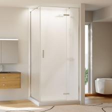 Душевой уголок Veconi Rovigo RV-073R/R 80х90 см, профиль глянцевый хром, стекло текстурное дождь Душевой уголок Veconi Rovigo RV-073R/R 80х90 см, профиль глянцевый хром, стекло текстурное дождь