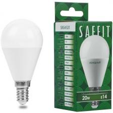 Лампа светодиодная Saffit SBG4520 55280 Шарик E14 20W 230V 6400K Лампа светодиодная Saffit SBG4520 55280 Шарик E14 20W 230V 6400K