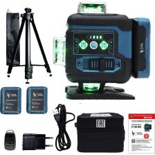 Профессиональный лазерный уровень LT серии Q в обрезиненном корпусе. Уровень с 12 линиями и уникальной 3D технологией станет незаменимым помощником в любых строительных и ремонтных работах. Инновационные японские светодиоды SHARP обеспечивают точное и яркое зеленое свечение. Такой лазерный уровень с зеленым лучом значительно упрощает разметку и выравнивание, даря вам безупречную точность и эффективность за короткое время. Благодаря своим 360-градусным нивелирующим возможностям, этот инструмент способен проецировать горизонтальные и вертикальные линии на любые поверхности, что делает его идеальным выбором для сложных проектов, требующих подробного построения плоскостей. Компактные размеры и легкий вес делают этот нивелир удобным для транспортировки и использования в любых условиях. Профессиональный лазерный уровень LT серии Q в обрезиненном корпусе. Уровень с 12 линиями и уникальной 3D технологией станет незаменимым помощником в любых строительных и ремонтных работах. Инновационные японские светодиоды SHARP обеспечивают точное и яркое зеленое свечение. Такой лазерный уровень с зеленым лучом значительно упрощает разметку и выравнивание, даря вам безупречную точность и эффективность за короткое время. Благодаря своим 360-градусным нивелирующим возможностям, этот инструмент способен проецировать горизонтальные и вертикальные линии на любые поверхности, что делает его идеальным выбором для сложных проектов, требующих подробного построения плоскостей. Компактные размеры и легкий вес делают этот нивелир удобным для транспортировки и использования в любых условиях.