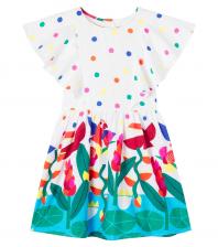 Хлопковое платье с принтом Rainha das Aguas Fabula, Est Rainha Das Aguas Fundo Off Хлопковое платье с принтом Rainha das Aguas Fabula, Est Rainha Das Aguas Fundo Off