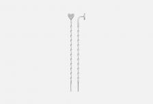 Серьги золотые Бриллиант 2 шт VESNA JEWELRY Серьги золотые Бриллиант 2 шт VESNA JEWELRY