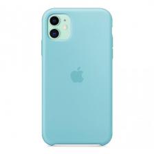 Чехол для iPhone Apple iPhone 11 Silicone Case Blue Чехол для iPhone Apple iPhone 11 Silicone Case Blue