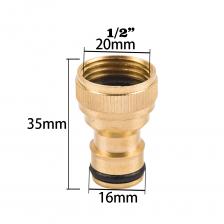 Латунный быстросъёмный соединитель для шланга 1/2 3/4 дюйма Латунный быстросъёмный соединитель для шланга 1/2 3/4 дюйма