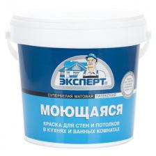 краска в/д ЭКСПЕРТ для стен и потолков моющаяся 1,3кг супербелая, арт.25746 краска в/д ЭКСПЕРТ для стен и потолков моющаяся 1,3кг супербелая, арт.25746