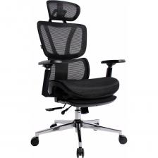 Кресло PREMIUM Evolution ER-700, подножка, слайдер, синхромеханизм, сетка, черное, BRABIX 532947 Кресло PREMIUM Evolution ER-700, подножка, слайдер, синхромеханизм, сетка, черное, BRABIX 532947