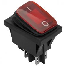 выключатель клавишный DUWI влагозащита с подсветкой 250В 16А выключатель клавишный DUWI влагозащита с подсветкой 250В 16А