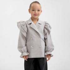 Жакет для девочки с воланами KAFTAN, размер 32 (110-116 см) Жакет для девочки с воланами KAFTAN, размер 32 (110-116 см)