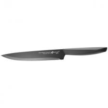 нож APOLLO Genio Nero Steel 18см для мяса нерж.сталь с антибакт.покр., пластик нож APOLLO Genio Nero Steel 18см для мяса нерж.сталь с антибакт.покр., пластик