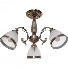 Классическая люстра ЭкономСвет 30280/3AB WT сочетает в себе элегантность и функциональность, идеально подходя для интерьеров в классическом стиле. Ее бронзовая арматура из металла с матовой поверхностью придает изделию изысканный вид, а молочные стеклянные плафоны обеспечивают мягкое и равномерное освещение. Люстра оснащена тремя плафонами под лампы с цоколем E27, что позволяет использовать как лампы накаливания, так и светодиодные. Максимальная мощность светильника составляет 120 Вт, что обеспечивает освещение площади до 7 м?. Установка производится с помощью планки, а питание осуществляется от стандартной сети 220В. Высота люстры составляет 50 см, а диаметр — 40 см, что делает ее подходящей для помещений среднего размера. Степень защиты IP20 гарантирует надежную работу в условиях обычной домашней эксплуатации. Классическая люстра ЭкономСвет 30280/3AB WT сочетает в себе элегантность и функциональность, идеально подходя для интерьеров в классическом стиле. Ее бронзовая арматура из металла с матовой поверхностью придает изделию изысканный вид, а молочные стеклянные плафоны обеспечивают мягкое и равномерное освещение. Люстра оснащена тремя плафонами под лампы с цоколем E27, что позволяет использовать как лампы накаливания, так и светодиодные. Максимальная мощность светильника составляет 120 Вт, что обеспечивает освещение площади до 7 м?. Установка производится с помощью планки, а питание осуществляется от стандартной сети 220В. Высота люстры составляет 50 см, а диаметр — 40 см, что делает ее подходящей для помещений среднего размера. Степень защиты IP20 гарантирует надежную работу в условиях обычной домашней эксплуатации.