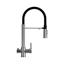 Смеситель ULGRAN U-026 – это стильныйсовременный кухонный смеситель с высоким гибким изливом черного цвета. Материал корпуса выполнен из высококачественной латуни, сверху корпус смесителя покрыт хромом. В комплектацию входят: керамический картридж Wanhai, гибкая подводка 45 мм, комплект крепежных элементов, кран-букса с керамическими пластинами для дополнительного излива для фильтрованной воды, набор для подсоединения фильтра питьевой воды; гибкая подводка; переходник-цанга; силиклновый аэратор, технический паспорт и гарантийный талон. Смеситель ULGRAN U-026 – это стильныйсовременный кухонный смеситель с высоким гибким изливом черного цвета. Материал корпуса выполнен из высококачественной латуни, сверху корпус смесителя покрыт хромом. В комплектацию входят: керамический картридж Wanhai, гибкая подводка 45 мм, комплект крепежных элементов, кран-букса с керамическими пластинами для дополнительного излива для фильтрованной воды, набор для подсоединения фильтра питьевой воды; гибкая подводка; переходник-цанга; силиклновый аэратор, технический паспорт и гарантийный талон.