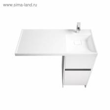 Тумба под раковину AQUATON Лондри 40 белый с фасадом 1A236001LH010 Тумба под раковину AQUATON Лондри 40 белый с фасадом 1A236001LH010