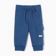 Штанишки с накладным карманом «Крошка Я» Blueberry, рост 86-92 см, синие Штанишки с накладным карманом «Крошка Я» Blueberry, рост 86-92 см, синие