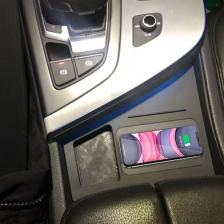 Автомобильное беспроводное зарядное устройство 15 Вт для Audi Q7 2016 2017 2018 2019, держатель для телефона, быстрая зарядка, автомобильные аксессуары для мобильной зарядки Автомобильное беспроводное зарядное устройство 15 Вт для Audi Q7 2016 2017 2018 2019, держатель для телефона, быстрая зарядка, автомобильные аксессуары для мобильной зарядки