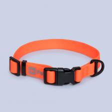 HiPet Ошейник из биотана для собак, X-S, длина 22-34 см, ширина 1,5 см оранжевый HiPet Ошейник из биотана для собак, X-S, длина 22-34 см, ширина 1,5 см оранжевый