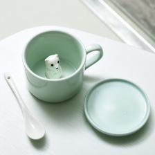 Керамическая кружка с рисунком животных 230 мл Керамическая кружка с рисунком животных 230 мл