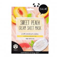 Маска для лица из сладкого персикового крема Oh K!, 15 гр Маска для лица из сладкого персикового крема Oh K!, 15 гр