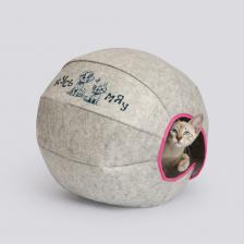 Домоседы Домик мягкий для кошек и собак мелких пород Кусь-Мяу, 45х45х45 см Домоседы Домик мягкий для кошек и собак мелких пород Кусь-Мяу, 45х45х45 см