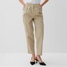 Брюки классические женские MINAKU: Safari, бежевые, размер 52 Брюки классические женские MINAKU: Safari, бежевые, размер 52