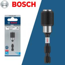 BOSCH 2608522320 PRO Ударный держатель бит, быстросъемный, 60 мм, 1/4 дюйма, профессиональный шестигранный хвостовик, аксессуар для электроинструмента BOSCH 2608522320 PRO Ударный держатель бит, быстросъемный, 60 мм, 1/4 дюйма, профессиональный шестигранный хвостовик, аксессуар для электроинструмента