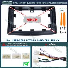 Для 1998-2002 TOYOTA LAND CRUISER VX 9-дюймовый автомобильный радиоприемник Android DVD GPS CD Стерео аудио экраны плеера производство кабеля Wiazka ramki Для 1998-2002 TOYOTA LAND CRUISER VX 9-дюймовый автомобильный радиоприемник Android DVD GPS CD Стерео аудио экраны плеера производство кабеля Wiazka ramki