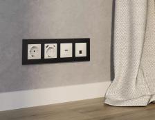 Комплект механизма компьютерной розетки RJ-45 экранированной с автоматической защитной шторкой Alfa Бежевый матовый Quant Ambrella Volt MA332005 (AP3320, VM185) Комплект механизма компьютерной розетки RJ-45 экранированной с автоматической защитной шторкой Alfa Бежевый матовый Quant Ambrella Volt MA332005 (AP3320, VM185)