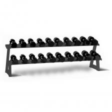 Стойка для хранения 10-ти пар гантелей Aerofit AFDBR10 Стойка для хранения 10-ти пар гантелей Aerofit AFDBR10