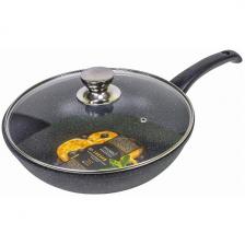 Вок (WOK) Panairo Lordom, 28 см, c крышкой (LO-WOK-28-Srus-K.Chr) Вок (WOK) Panairo Lordom, 28 см, c крышкой (LO-WOK-28-Srus-K.Chr)