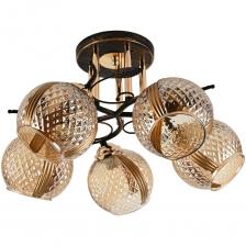 Люстра ЭкономСвет классическая 10083/5BK+FGD TEA+GD представляет собой элегантное решение для освещения помещений в классическом стиле. Она оснащена пятью лампами с цоколем E27, что позволяет использовать различные типы ламп: накаливания, светодиодные или люминесцентные, обеспечивая гибкость в выборе освещения. Мощность светильника составляет 300 Вт, что позволяет эффективно освещать площадь до 11 м?. Люстра выполнена из металла и стекла, с глянцевыми и матовыми элементами, что придаёт ей изысканный вид. Цветовая гамма в черно-золотых тонах добавляет интерьеру нотку роскоши. Крепление осуществляется с помощью планки, что обеспечивает надежность установки. Люстра ЭкономСвет классическая 10083/5BK+FGD TEA+GD представляет собой элегантное решение для освещения помещений в классическом стиле. Она оснащена пятью лампами с цоколем E27, что позволяет использовать различные типы ламп: накаливания, светодиодные или люминесцентные, обеспечивая гибкость в выборе освещения. Мощность светильника составляет 300 Вт, что позволяет эффективно освещать площадь до 11 м?. Люстра выполнена из металла и стекла, с глянцевыми и матовыми элементами, что придаёт ей изысканный вид. Цветовая гамма в черно-золотых тонах добавляет интерьеру нотку роскоши. Крепление осуществляется с помощью планки, что обеспечивает надежность установки.