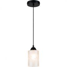 Подвесной светильник Escada Twist 10168/L Grey 1x60Вт E27, металл/стекло, черный/белый Подвесной светильник Escada Twist 10168/L Grey 1x60Вт E27, металл/стекло, черный/белый