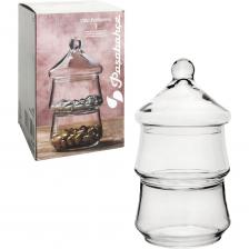 Изготовлена из натрий-кальций-силикатного стекла. Вместимость каждой чаши/миски примерно 820 мл. Нижний диаметр 109 мм, максимальный диаметр - 115 мм, высота 261 мм. Делает сервировку стола нарядной и праздничной. Подходит для хранения сладостей, сухофруктов и т.д. Салатницы ставятся друг на друга и закрываются крышкой в виде купола сверху. Получается вертикальная башня из баночек, которая сэкономит место на кухне. Такие креманки подойдут для сахара и соли, мёда и варенья, конфет и печенья, мороженого и других сладостей. Их можно использовать на кухне для хранения различных продуктов и для сервировки закусок или салатов, десертов и прочих угощений на праздничном столе. Изящный дизайн салатниц станет интересным акцентом вашего интерьера. Башня из прозрачной посуды защитит блюдо от засыхания. Вазочки из стекла можно наполнить декоративными композициями и использовать в качестве украшения помещения. Можно мыть в посудомоечной машине. Комплект прозрачных мисок из стекла с крышкой подходит для регулярного применения дома и в квартире, на даче и в саду, в кафе и ресторане. Стеклянная посуда - отличный выбор для полезного и практичного подарка Изготовлена из натрий-кальций-силикатного стекла. Вместимость каждой чаши/миски примерно 820 мл. Нижний диаметр 109 мм, максимальный диаметр - 115 мм, высота 261 мм. Делает сервировку стола нарядной и праздничной. Подходит для хранения сладостей, сухофруктов и т.д. Салатницы ставятся друг на друга и закрываются крышкой в виде купола сверху. Получается вертикальная башня из баночек, которая сэкономит место на кухне. Такие креманки подойдут для сахара и соли, мёда и варенья, конфет и печенья, мороженого и других сладостей. Их можно использовать на кухне для хранения различных продуктов и для сервировки закусок или салатов, десертов и прочих угощений на праздничном столе. Изящный дизайн салатниц станет интересным акцентом вашего интерьера. Башня из прозрачной посуды защитит блюдо от засыхания. Вазочки из стекла можно наполнить декоративными композициями и использовать в качестве украшения помещения. Можно мыть в посудомоечной машине. Комплект прозрачных мисок из стекла с крышкой подходит для регулярного применения дома и в квартире, на даче и в саду, в кафе и ресторане. Стеклянная посуда - отличный выбор для полезного и практичного подарка