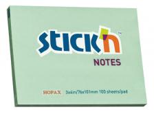 Блок самоклеящийся бумажный Stick`n 21153 76x101мм 100лист. 70г/м2 пастель зеленый Блок самоклеящийся бумажный Stick`n 21153 76x101мм 100лист. 70г/м2 пастель зеленый
