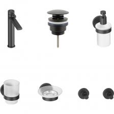 Высокий смеситель для накладной раковины Wellsee ONCE! and forever в наборе 6 в 1 201000237 Высокий смеситель для накладной раковины Wellsee ONCE! and forever в наборе 6 в 1 201000237