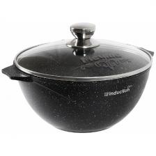 Казан для плова Мечта Гранит black, Induction Pro, 4 л, 28 см (54802И) Казан для плова Мечта Гранит black, Induction Pro, 4 л, 28 см (54802И)