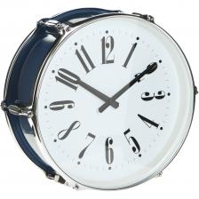 Часы настенные IsTime Drum синие 39,5х17,3х37 см Часы настенные IsTime Drum синие 39,5х17,3х37 см