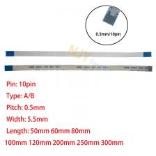 10Pin 0,5 мм Шаг FFC FPC AWM 20624 80C 60V VW-1 A B Тип плоский гибкий кабель 60/100/150/200/250/300/400 мм 10Pin 0,5 мм Шаг FFC FPC AWM 20624 80C 60V VW-1 A B Тип плоский гибкий кабель 60/100/150/200/250/300/400 мм
