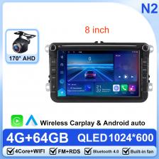 8-дюймовый автомобильный радиоприемник Android 15 для VW Volkswagen Skoda Octavia Golf 5 6 Touran Passat B6 Polo Jetta GPS-навигация с сенсорным экраном Ste 8-дюймовый автомобильный радиоприемник Android 15 для VW Volkswagen Skoda Octavia Golf 5 6 Touran Passat B6 Polo Jetta GPS-навигация с сенсорным экраном Ste