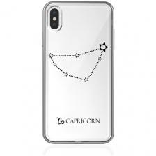 Прозрачный силиконовый чехол с кристаллами Lux для iPhone XS Max Знак зодиака Козерог Capricorn для Айфон 10С Макс Прозрачный силиконовый чехол с кристаллами Lux для iPhone XS Max Знак зодиака Козерог Capricorn для Айфон 10С Макс