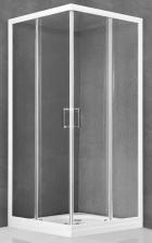 Душевой уголок Royal Bath HPD 95х95 профиль белый стекло прозрачное Душевой уголок Royal Bath HPD 95х95 профиль белый стекло прозрачное
