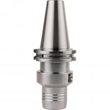 Патрон гидропластовый для фрезерного станка, в том числе с ЧПУ. Оправка предназначена для жесткой фиксации инструмента с цилиндрическим хвостовиком – фрез, сверл. Устанавливать в гидропластовый патрон инструмент неподходящего диаметра или затягивать винт без вставленного инструмента строго запрещено, это повредит мембрану. Для расширения возможностей оправки можно устанавливать специальные цанги или втулки. Форма патрона AD - подача СОЖ через сквозное отверстие. Гидропластовый патрон – один из самых передовых типов фрезерной оснастки. Наличие полости, заполненной жидкостью под давлением, снижает вибрацию оправок. Патрон гидропластовый для фрезерного станка, в том числе с ЧПУ. Оправка предназначена для жесткой фиксации инструмента с цилиндрическим хвостовиком – фрез, сверл. Устанавливать в гидропластовый патрон инструмент неподходящего диаметра или затягивать винт без вставленного инструмента строго запрещено, это повредит мембрану. Для расширения возможностей оправки можно устанавливать специальные цанги или втулки. Форма патрона AD - подача СОЖ через сквозное отверстие. Гидропластовый патрон – один из самых передовых типов фрезерной оснастки. Наличие полости, заполненной жидкостью под давлением, снижает вибрацию оправок.