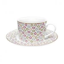 чашка с блюдцем ESPRADO Safari 220мл костяной фарфор чашка с блюдцем ESPRADO Safari 220мл костяной фарфор