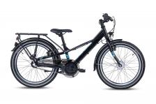 Детский велосипед S'cool troX EVO 20 3-Gang - 20 дюймов - Diamant - 2023, цвет Schwarz|Black-blue Детский велосипед S'cool troX EVO 20 3-Gang - 20 дюймов - Diamant - 2023, цвет Schwarz|Black-blue