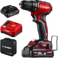 ЗУБР 20 В, 45 Н·м, 2 АКБ LMS (2 А·ч), бесщеточная дрель-шуруповерт, сумка ДБ-45-22 - инструмент из единой аккумуляторной системы LMS для 500+ инструментов. Обеспечивает как точное заворачивание маленьких саморезов, так и уверенное закручивание крупного крепежа до 8мм. Компактный размер и современный дизайн делают ее удобной для работы. Модель без АКБ и БЗУ позволяет сэкономить на покупке при наличии батарей системы LMS. Используется для сверления отверстий в различных материалах (при установке соответствующих сверл), закручивания/откручивания резьбовых соединений (при установке соответствующих бит),перемешивания ЛКМ (при установке соответствующих насадок). ЗУБР 20 В, 45 Н·м, 2 АКБ LMS (2 А·ч), бесщеточная дрель-шуруповерт, сумка ДБ-45-22 - инструмент из единой аккумуляторной системы LMS для 500+ инструментов. Обеспечивает как точное заворачивание маленьких саморезов, так и уверенное закручивание крупного крепежа до 8мм. Компактный размер и современный дизайн делают ее удобной для работы. Модель без АКБ и БЗУ позволяет сэкономить на покупке при наличии батарей системы LMS. Используется для сверления отверстий в различных материалах (при установке соответствующих сверл), закручивания/откручивания резьбовых соединений (при установке соответствующих бит),перемешивания ЛКМ (при установке соответствующих насадок).