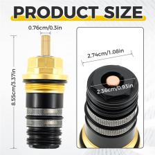 Совместимые наполнители для ванны с несколькими отверстиями 3/4-дюймовый термостатический картриджный клапан 94282000 для душевых кабин Hansgrohe Ecostat Совместимые наполнители для ванны с несколькими отверстиями 3/4-дюймовый термостатический картриджный клапан 94282000 для душевых кабин Hansgrohe Ecostat