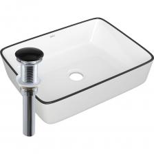 Комплект для ванной от BAUEDGE - современное и оригинальное решение для оснащения ванной комнаты. Идеально подходит для накладных тумб арт BD1060 и BD1080! Раковина накладная прямоугольная BAU Hotel 48х37 - Чтобы не занимать место крупногабаритными конструкциями, стоит приобрести накладную раковину. Раковина BAU Hotel подходит для тумб со столешницей практически любых фирм, например: Roca, Cersanit, Triton, Акватон, Акванет, Aqwella, Grossman, Belbagno, Runo и многих других. Раковина изготовлена из санфарфора. Выпуск для раковины BAU клик-клак, черный – это удобная система слива, долговечность и элегантный внешний вид водосливной арматуры. Выпуск для умывальника имеет элегантный внешний вид и черную крышку. Комплект для ванной от BAUEDGE - современное и оригинальное решение для оснащения ванной комнаты. Идеально подходит для накладных тумб арт BD1060 и BD1080! Раковина накладная прямоугольная BAU Hotel 48х37 - Чтобы не занимать место крупногабаритными конструкциями, стоит приобрести накладную раковину. Раковина BAU Hotel подходит для тумб со столешницей практически любых фирм, например: Roca, Cersanit, Triton, Акватон, Акванет, Aqwella, Grossman, Belbagno, Runo и многих других. Раковина изготовлена из санфарфора. Выпуск для раковины BAU клик-клак, черный – это удобная система слива, долговечность и элегантный внешний вид водосливной арматуры. Выпуск для умывальника имеет элегантный внешний вид и черную крышку.