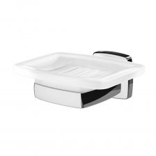 Мыльница для ванной AM.PM Gem с держателем стекло/металл хром (A9034200) Мыльница для ванной AM.PM Gem с держателем стекло/металл хром (A9034200)