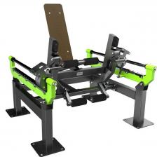 Уличный тренажер Разгибание ног сидя с переменной нагрузкой Zavodsporta Force-2818 Уличный тренажер Разгибание ног сидя с переменной нагрузкой Zavodsporta Force-2818