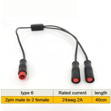 M8 2-контактный удлинительный провод 2-контактный мужской женский водонепроницаемый разъем 24awg 2A 28awg 0,8A для электрического велосипеда V27 M8 2-контактный удлинительный провод 2-контактный мужской женский водонепроницаемый разъем 24awg 2A 28awg 0,8A для электрического велосипеда V27