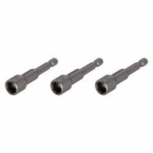 Набор головок для шестигр. саморезов 3 шт, 10 мм, шестигр.хвостовик 1/4" hex, 40Х, Smartbuy tools, цена за 1 шт Набор головок для шестигр. саморезов 3 шт, 10 мм, шестигр.хвостовик 1/4" hex, 40Х, Smartbuy tools, цена за 1 шт